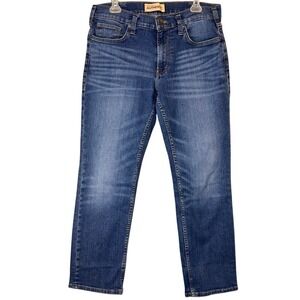 Authentic Silver Denim Blue Jeans Women's Size 33x30‎ 33